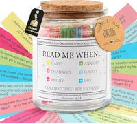 ASQzhuLIWing Bible Verse jar, Christian Gift, Hope jar, Bible Verses in English with 90 Colorful Verses Christian Gift for Women Religious Gift Emotional and Feeling Bible Gift for Men and Women