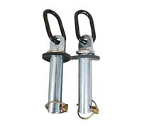 AsrMyjcx 2 Pieces Squat Rack Attachments Pull Up Assistance Device Power Cage Accessory Heavy Duty Steel Construction Quick Release Suitable for Fitness, Electroplated Silver