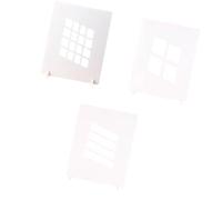 AsrMyjcx 3Pcs Photography Props Light and Shadow Boards PVC Easy to Use Multifunctional Reusable Sturdy Accessories for Makeup Jewelry, Style B