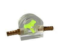 AsrMyjcx 8mm Water Flow Indicator Flow Meter Acrylic Office Measuring Tool Liquid Cool Water Cooling System for Laptop PC Connectors, Type B