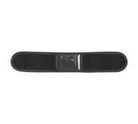 AsrMyjcx Adjustable Ankle Strap Pedometer Wrap With Transparent PVC Window Leg Holder Exercise Band Secure Hook And With Padding suitable for walking jogging, Black, PVC Transparent