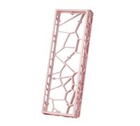 AsrMyjcx Aluminum Keyboard Case Skeleton Frame Housing Shell Chassis For 60 Percent Mechanical Board With Enhanced Compatibility For GH60 PCBs Suitable for gaming office home setup, Pink