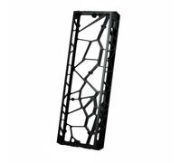AsrMyjcx Aluminum Keyboard Case Skeleton Frame Housing Shell Chassis For 60 Percent Mechanical Board With Enhanced Compatibility For GH60 PCBs Suitable for gaming office home setup, Black