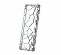 AsrMyjcx Aluminum Keyboard Case Skeleton Frame Housing Shell Chassis For 60 Percent Mechanical Board With Enhanced Compatibility For GH60 PCBs Suitable for gaming office home setup, Silver