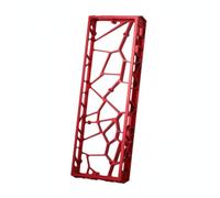 AsrMyjcx Aluminum Keyboard Case Skeleton Frame Housing Shell Chassis For 60 Percent Mechanical Board With Enhanced Compatibility For GH60 PCBs Suitable for gaming office home setup, Red