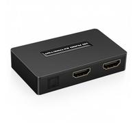 AsrMyjcx Audio Extractor Audio Splitter Converter With Spdif And 3.5 Mm Output Supports Pass 2.0ch 5.1ch Plug And Play Compact Body Suitable for home theater office presentation