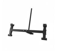 AsrMyjcx Barbell Plate Changer Deadlift Jack Stand Lifter Lever With Rubber Pad Scratch Protection And Stable Support Suitable for Garage Coaching, Double-sided Plate Loader