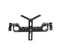 AsrMyjcx Camera Tripod Mount Camera Support Rig Lens Brace Stabilizer Bracket With Quick Release Plate Aluminum Alloy Frame Adjustable Vertical Arm Suitable