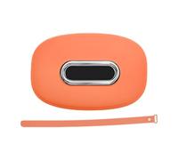 AsrMyjcx Car Tissue Holder Silicone Car Interior Accessory Napkin Organization Practical Hanging Napkin Case Backseat Tissue Box, Orange