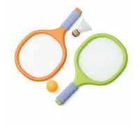 AsrMyjcx Children Tennis Racket Kids Racket Toy Set Paddle Soft Ball Game With Large Mesh Face And Eva Easy For Confidence Building Suitable for indoor play backyard beach park parent child games