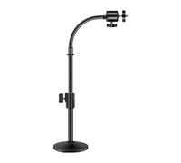AsrMyjcx Desktop Web Camera Support Stand Camera Tripe Tripie Stative Universal Portable Bracket Metal Mount Base for Online Teaching