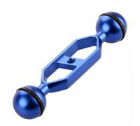 AsrMyjcx Diving Light Arm Universal Underwater Ball Mount Extension Aluminum Alloy Construction Adjust Angle Buoyancy Support Suitable for Snorkeling Video, Blue, 5 Inch