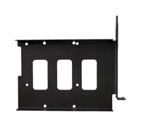 AsrMyjcx Drive Bay Holder HDD Metal Mounting Bracket Kit Computer for for PCI SSD HDD Stable Disk Drive Mounting Kit SSD Adapter, 3.5inch black