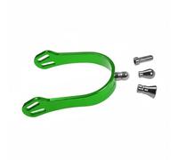 AsrMyjcx Equestrian Straps Die-Cast Finish Boot Aids Four Interchangeable Heads Polished Edges Textile Pair Suitable for Various Equestrian Disciplines Adults, Green