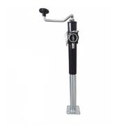 AsrMyjcx Ergonomic Trailer Lift Jack 10-Inch Travel, Manual Trailer Jack, Adjustable, Parking Support Leg, for Campsite Setup, RV Owners, Without Wheel