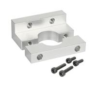 AsrMyjcx Hotend Fixed Block 3D Printer Accessory Efficient Practical with Mount Screw Hotend Metal Mount 3D Printer Parts, Silver
