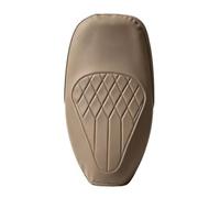 AsrMyjcx Leatherette Seat Cover | Stitched Diamond-Quilted Panel, Saddle Cover, for Daily Commuting, Brown, Xl