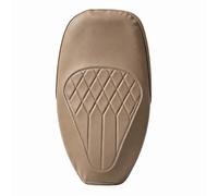 AsrMyjcx Leatherette Seat Cover | Stitched Diamond-Quilted Panel, Saddle Cover, for Daily Commuting, Brown, Xxl
