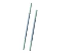 AsrMyjcx Massage Roller Sticks, Muscle Massage Sticks, Hand Massage Rollers Made of Flexible NBR Steel for Stretching Exercises, and Fitness, Silver