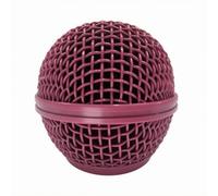 AsrMyjcx Mesh Cover Replacement Grille Head Dome Windscreen Shell With Solid And Rounded Dome Profile Suitable for Handheld Mic Events Practice, Pink