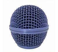 AsrMyjcx Mesh Cover Replacement Grille Head Dome Windscreen Shell With Solid And Rounded Dome Profile Suitable for Handheld Mic Events Practice, Blue