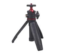 AsrMyjcx Mini Camera Tripod Stand Desktop Handheld Selfie Stable Aluminum Alloy Small 1/4" Thread Screw Extendable for Video Filming