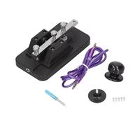 AsrMyjcx Morse Practice Key Telegraph Key Replace Parts Sturdy Mini CW Morse Code Keys DM901 for Broadcast Enthusiasts Indoor Outdoor