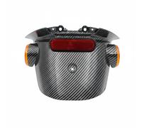 AsrMyjcx Motorcycle Mudguard Rear Wheel Bracket Mud Flap Registration Plate Holder PP Material Extension Suitable for Traffic Rural Paths Everyday Use, Water Transfer Printing