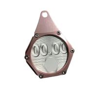 AsrMyjcx Motorcycle Tax Disc Holder Mounting Frame for License Plate and Permit with Aluminum Component, Rose Gold