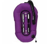 AsrMyjcx Nylon Diving Wing Buoyancy Compensator Wing Bladder Air Cell With Backmount Compatibility For Soft And Hard Backplates Suitable For Technical Diving , Purple