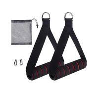 AsrMyjcx Resistance Band Handles Grip Attachment Exercise Handles Fitness Handles Training Handles With Comfortable Non Slip Grip And Stitching suitable for, Red