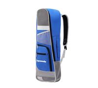 AsrMyjcx Snorkel Backpack Portable Storage Bag Shoulder Bag Lightweight Mesh Fins Organizer with Pockets for Water Sports Diving Swimming Travel, Blue