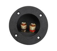 AsrMyjcx Speaker Box Terminal Cup Quick Connector Double Binding Repalcement Speaker Terminal Plate Binding Post for Home
