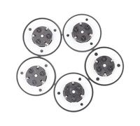AsrMyjcx Spindle Hub CD Holder with Beads Ceramic Spindle Hub Turntable Stable Portable Replacement Part Repair Parts, 5Pcs