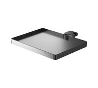 AsrMyjcx Stand Tray Sound Card Tray Accessory Sturdy Utility Multipurpose Clamp on Shelf for Broadcast Stage Karaoke, Black