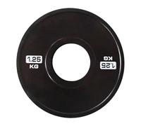 AsrMyjcx Strength Training Kettlebell Micro Plate Compact Workout Barbell Micro Convenient Use with Grooved Inner Design Suitable for, 1.25 kg Black