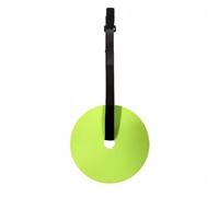 AsrMyjcx Training Target Soccer Target Disc Accuracy Marker Hanging Strap TPE Nylon Adjustable Design Portable Use suitable fields recreational play, Fluorescent Green