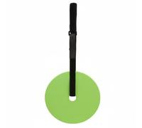 AsrMyjcx Training Target Soccer Target Disc Accuracy Marker Hanging Strap TPE Nylon Adjustable Design Portable Use suitable fields recreational play, Green