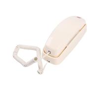 AsrMyjcx Wall Phone Wall Telephone Big Button Keypad Classic Redial Landline Corded Telephone for Kitchen Business School Living Room, White