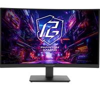 Asrock 27" Phantom Gaming QHD Curved Gaming Monitor (PG27QRT1B) 2560 x 1440 1ms 2 HDMI DP 180Hz 95% DCI-P3 FreeSync VESA