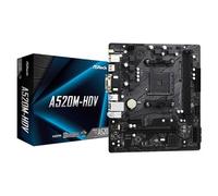 Asrock A520M-HDV Amd Socket Am4 Micro Atx Hdmi/Vga/Dvi M.2 Usb 3.2 Gen1 Mot