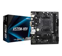 Asrock A520M-HDV Amd A520 Am4 Micro Atx 2 Ddr4 Vga Dvi Hdmi M.2 A520M-HDV