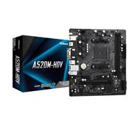 Asrock A520M-HDV Amd A520 Am4 Micro Atx 2 Ddr4 Vga Dvi Hdmi M.2 A520M-HDV