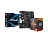 ASRock A520M-HVS Motherboard + AMD Ryzen 5 5500 Processor Bundle