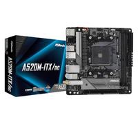 Asrock A520M-ITX/AC, AMD A520, AM4, Mini ITX Motherboard, 2 DDR4, HDMI, DP, AC Wi-Fi, M.2