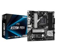ASRock A520M Pro4 mATX Motherboard for AMD AM4 CPUs