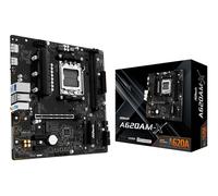 ASRock A620AM PRO RS AMD Socket AM5 Motherboard 4 x DDR5 DIMM Slots 1 x M.2 Socket (Key E) 2 x USB 3.2 Type-C 2.5G LAN 1 x HDMI Port/ 1 x Display Port