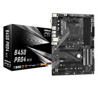 ASRock B450 Pro 4 R2.0, AMD B450-Mainboard - Sockel AM4, 90-MXBEE0-A0UAYZ