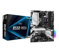 Asrock B550 PRO4 Amd Socket Am4 Atx Hdmi/Vga Dual M.2 Usb C 3.2 Rgb Motherb B550 PRO4