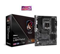 ASRock B650 PG Lightning AMD AM5 Socket Motherboard, ATX DDR5 M2 USB-C IO Shield